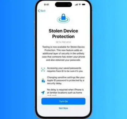 南头镇苹果授权维修店分享被盗设备保护功能开启方法 