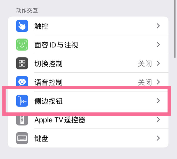 南头镇苹果14维修店分享iPhone14 Plus侧键双击下载功能关闭方法 