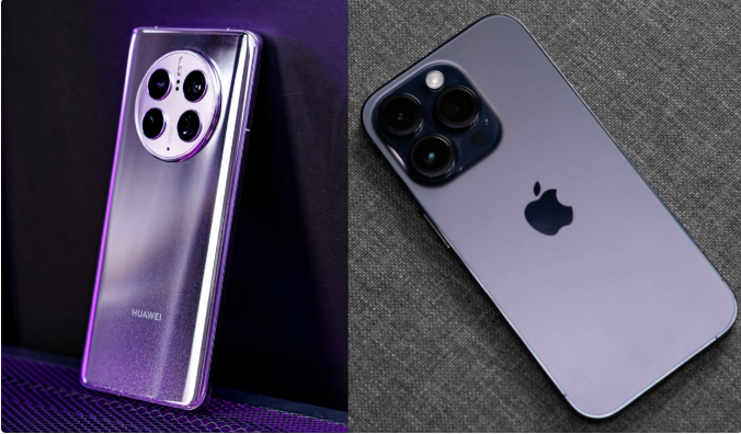 南头镇苹果14维修分享华为Mate50与iPhone14哪个好？ 